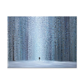 Rainy Stroll Canvas Print
