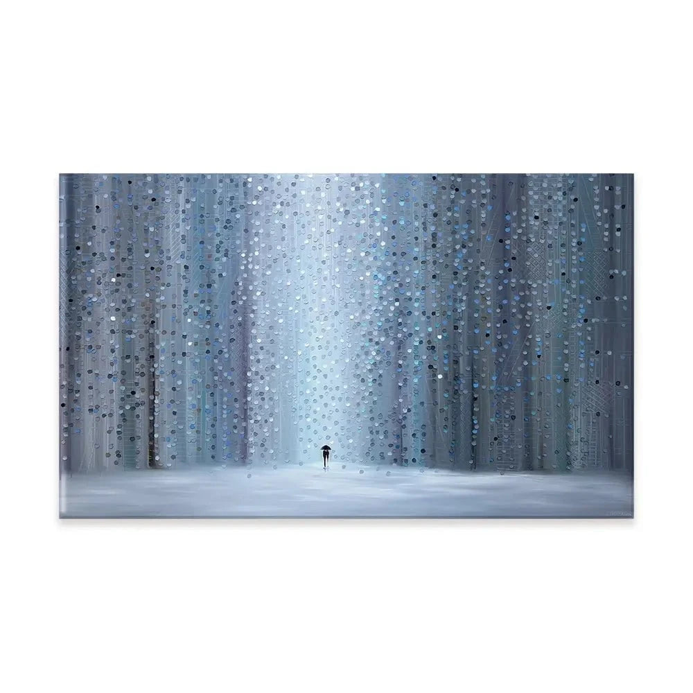 Rainy Stroll Canvas Print