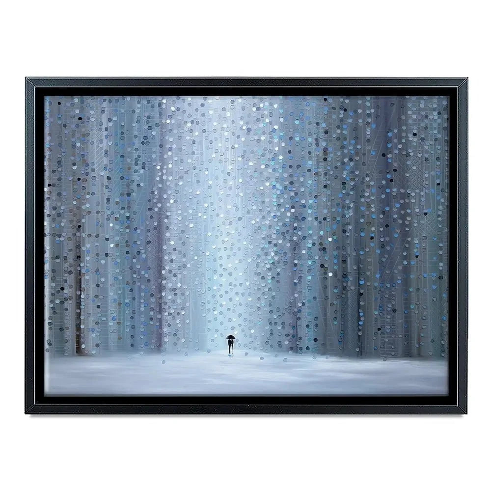 Rainy Stroll Canvas Print