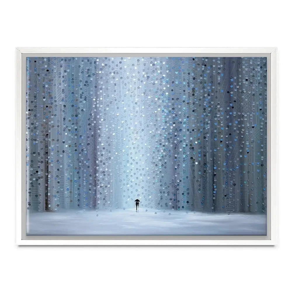 Rainy Stroll Canvas Print