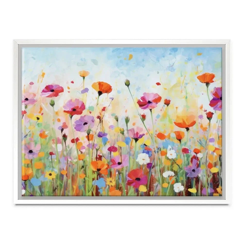 Popping Poppies Canvas Print