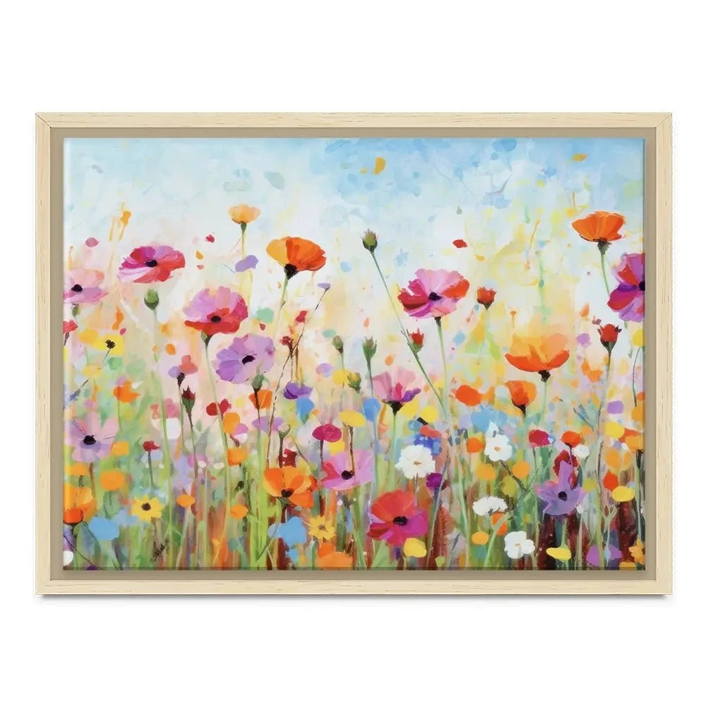 Popping Poppies Canvas Print