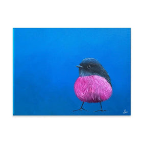 Pink Robin Canvas Print