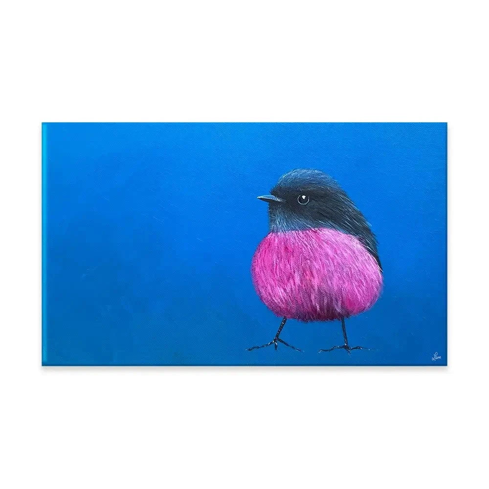 Pink Robin Canvas Print