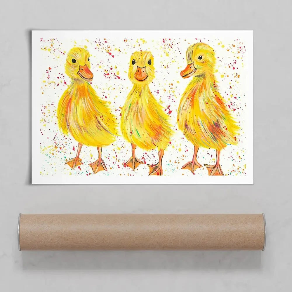 Ducklings Art Print