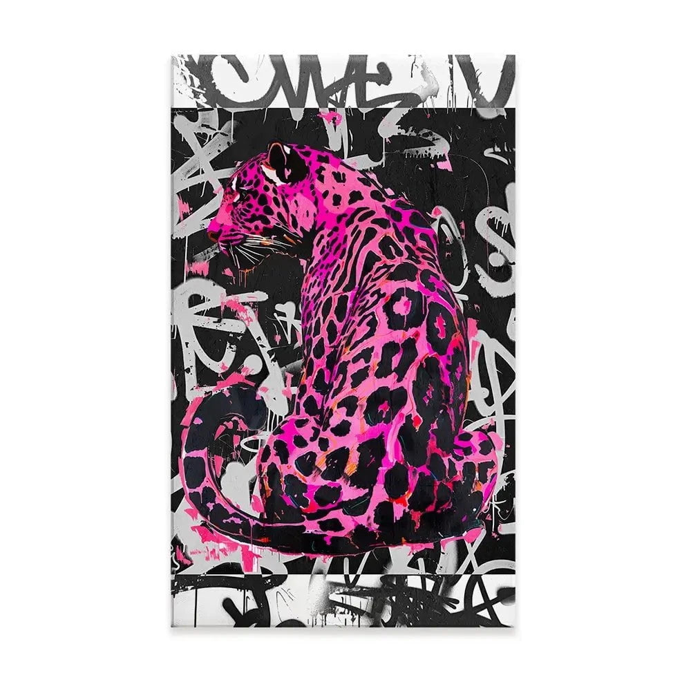 Pink Leopard Canvas Print