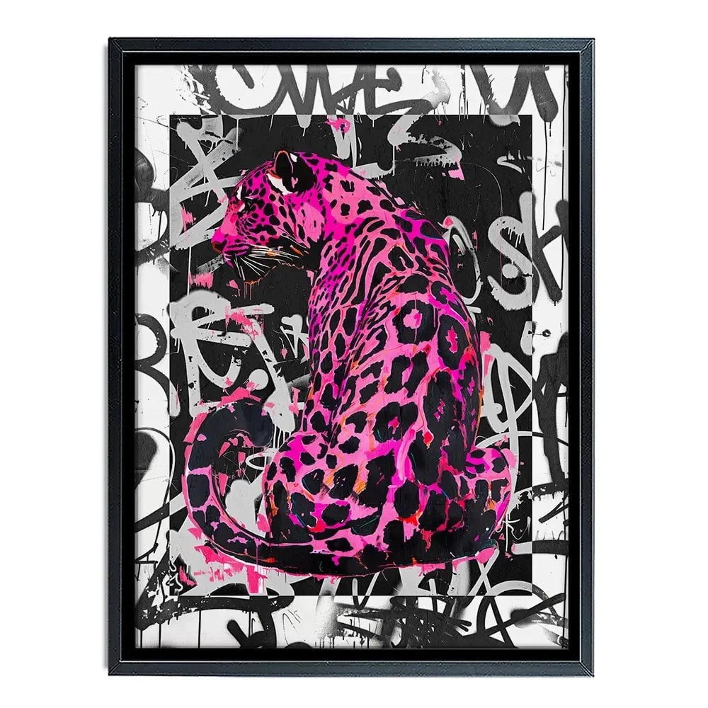 Pink Leopard Canvas Print