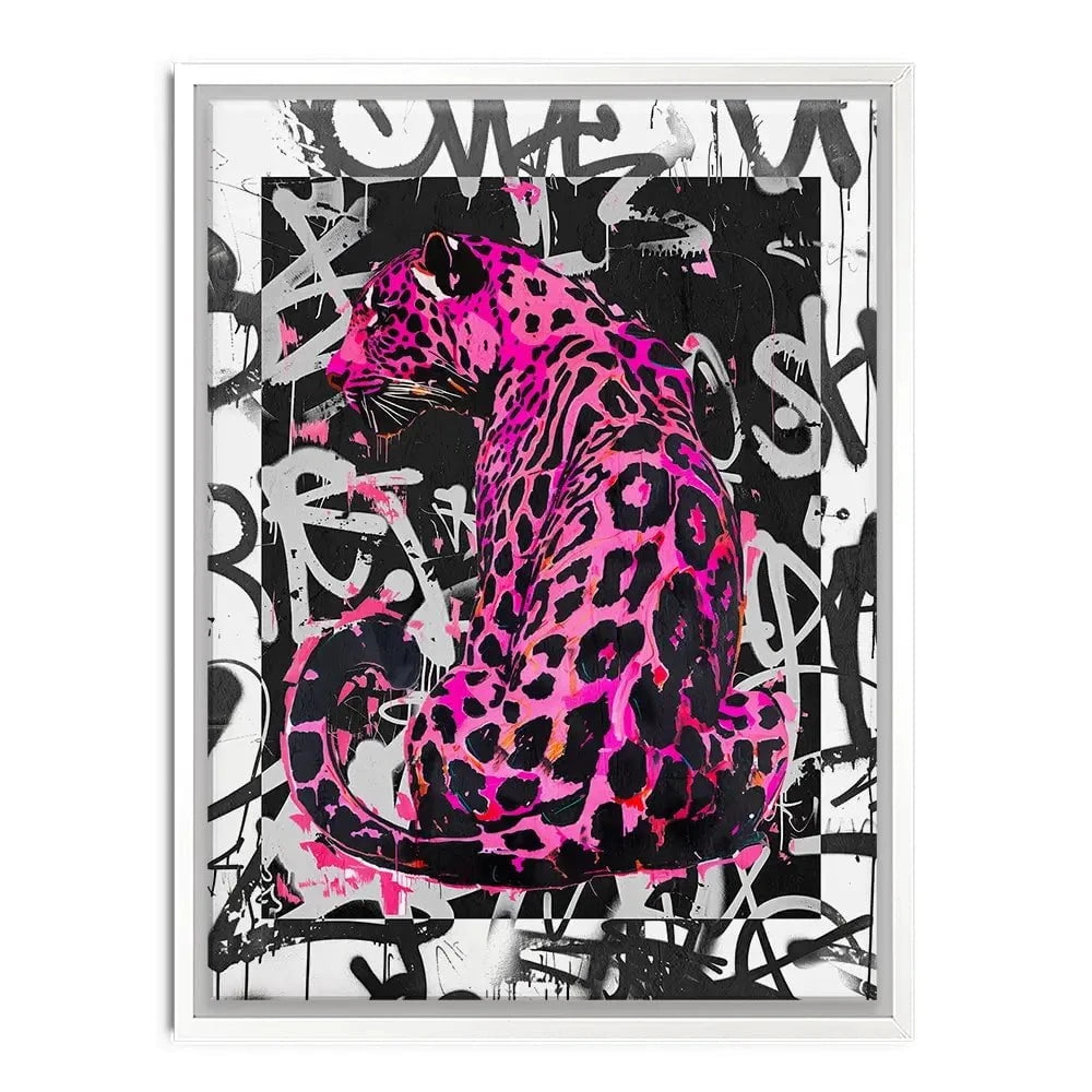 Pink Leopard Canvas Print