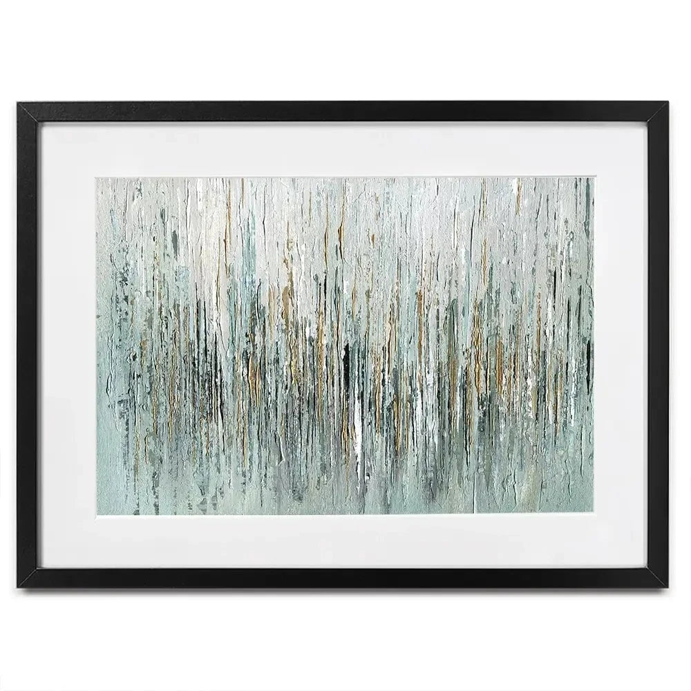 Gold Rain Framed Art Print