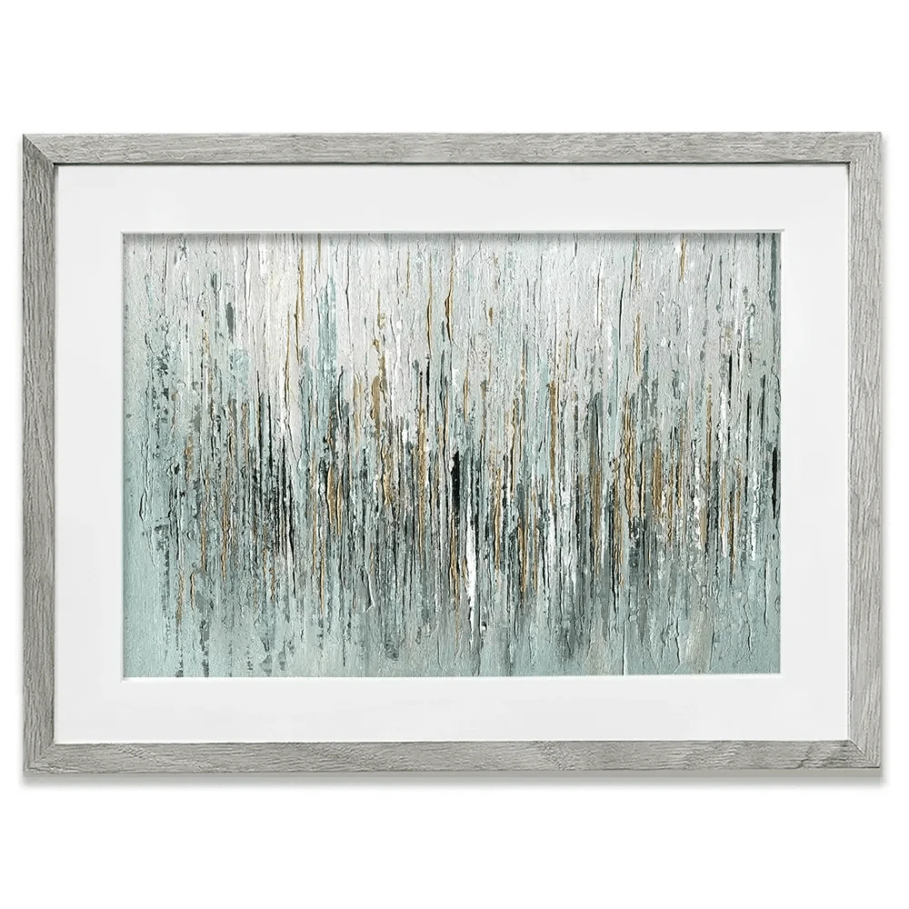 Gold Rain Framed Art Print