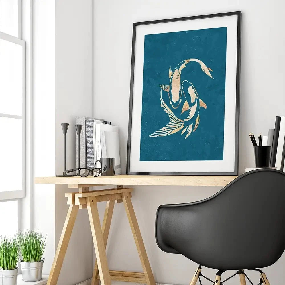 Cool Koi Framed Art Print