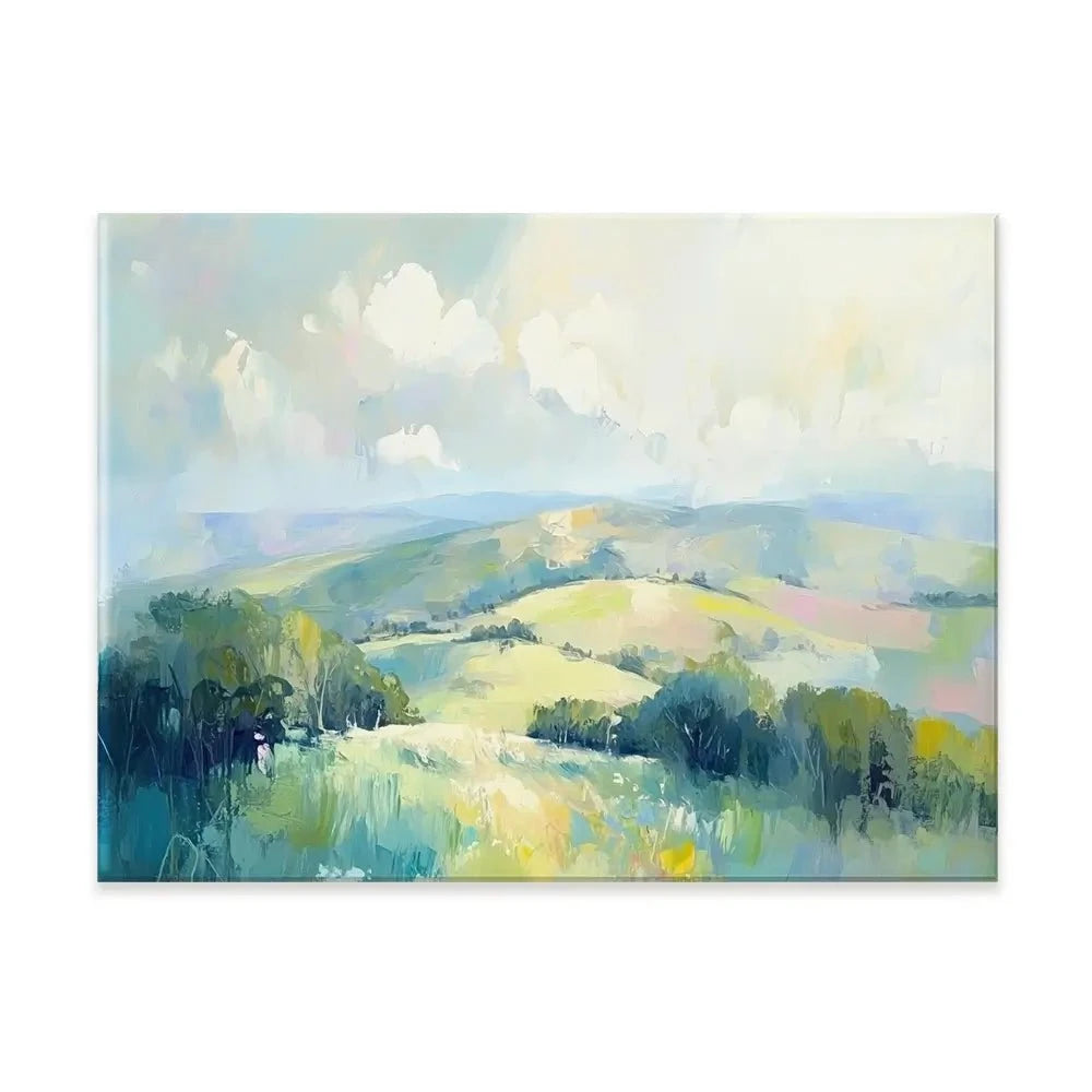 Green Hills Canvas Print