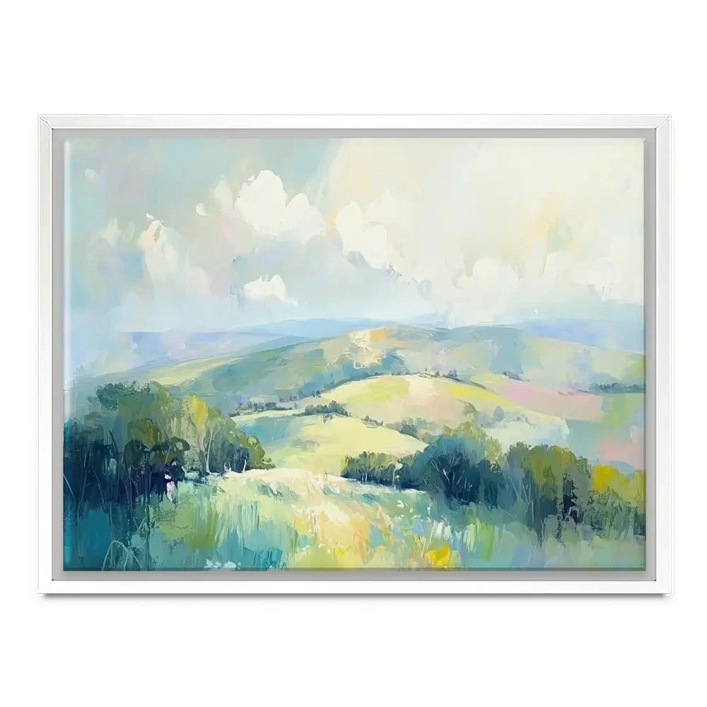 Green Hills Canvas Print