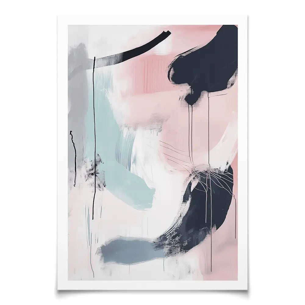 Minimalist Blush Pink Art Print