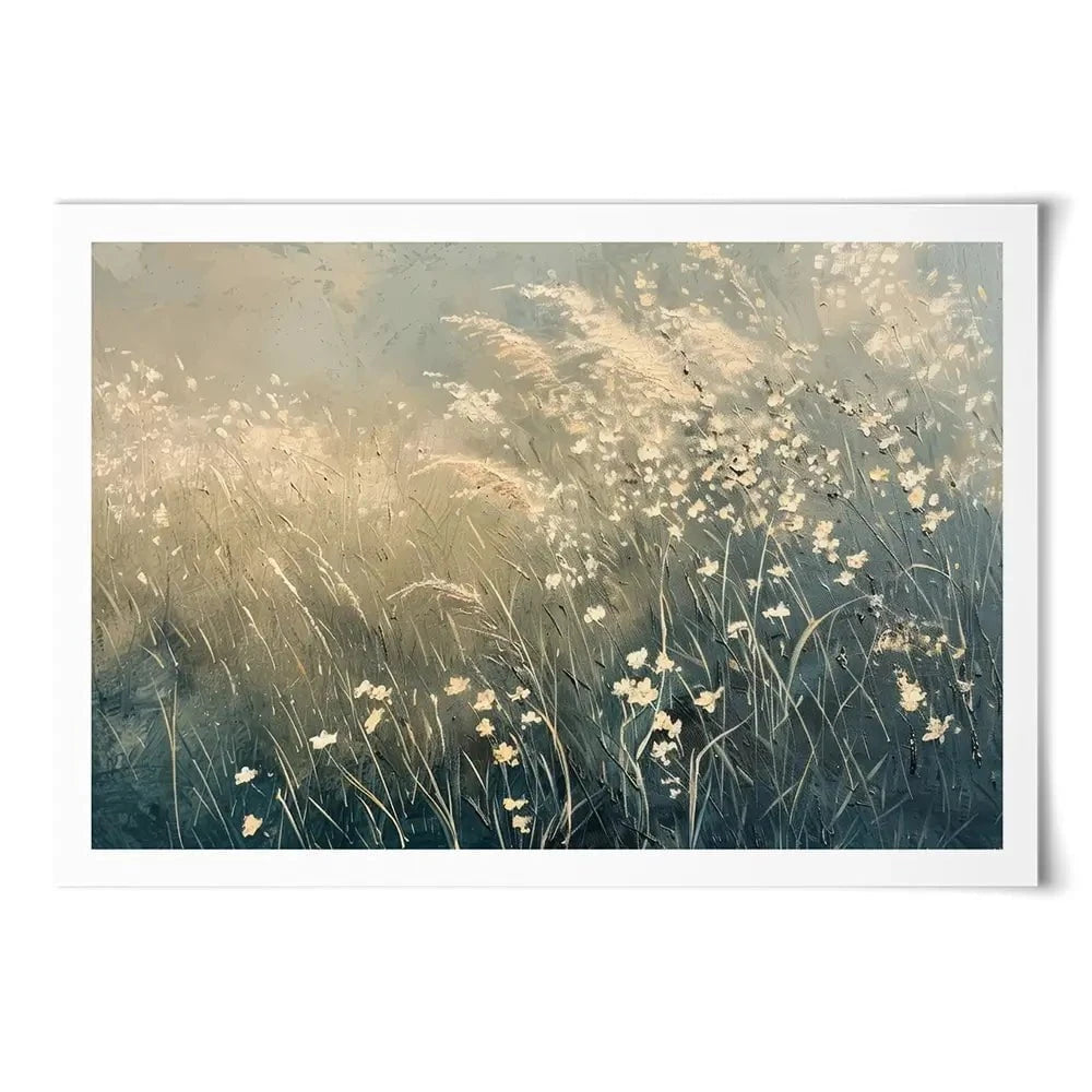 Dreamy Blue Field Art Print