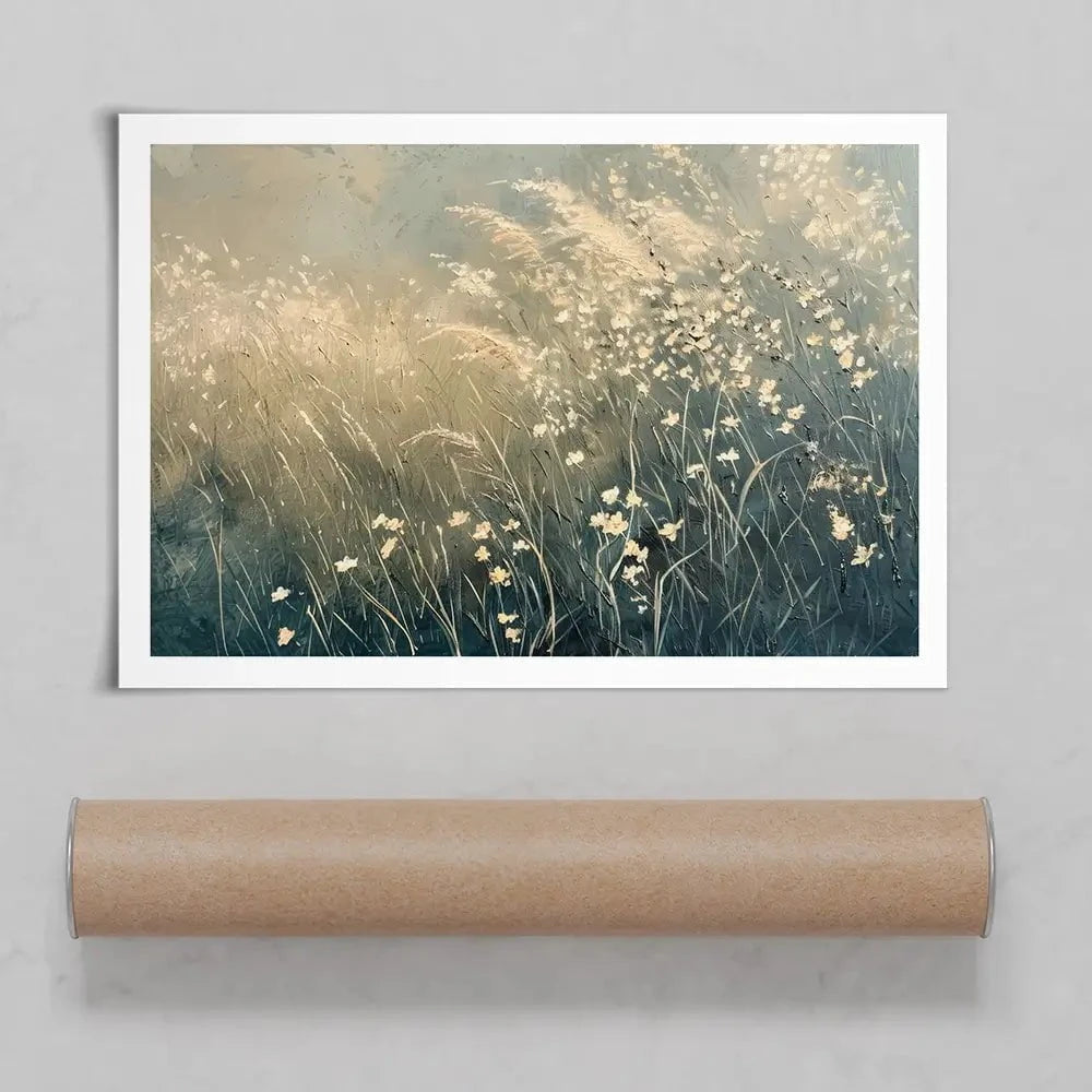 Dreamy Blue Field Art Print