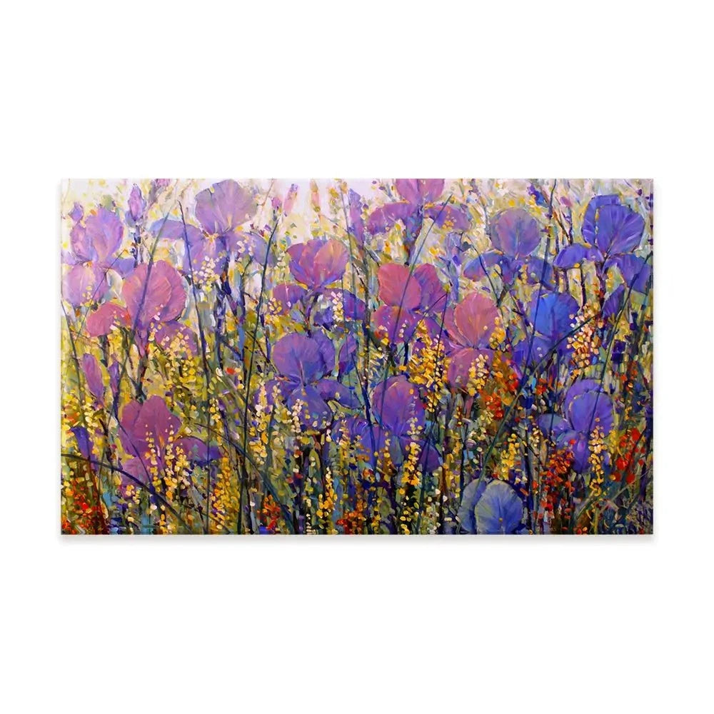 Iris Garden Canvas Print
