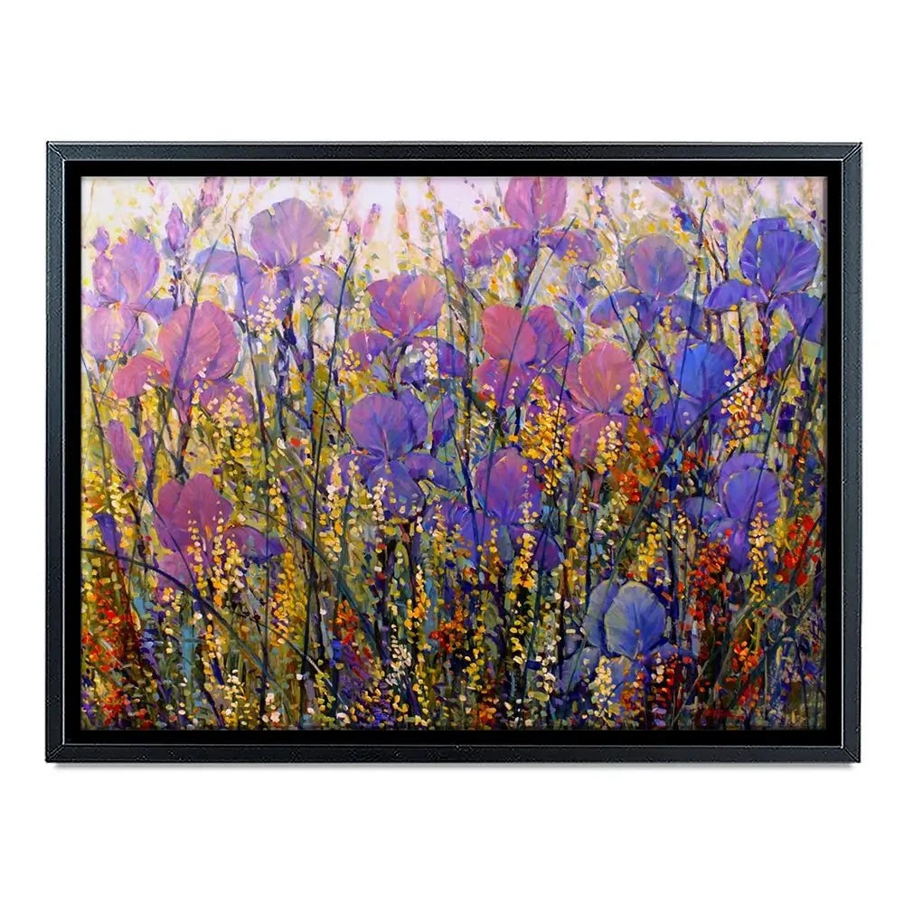 Iris Garden Canvas Print