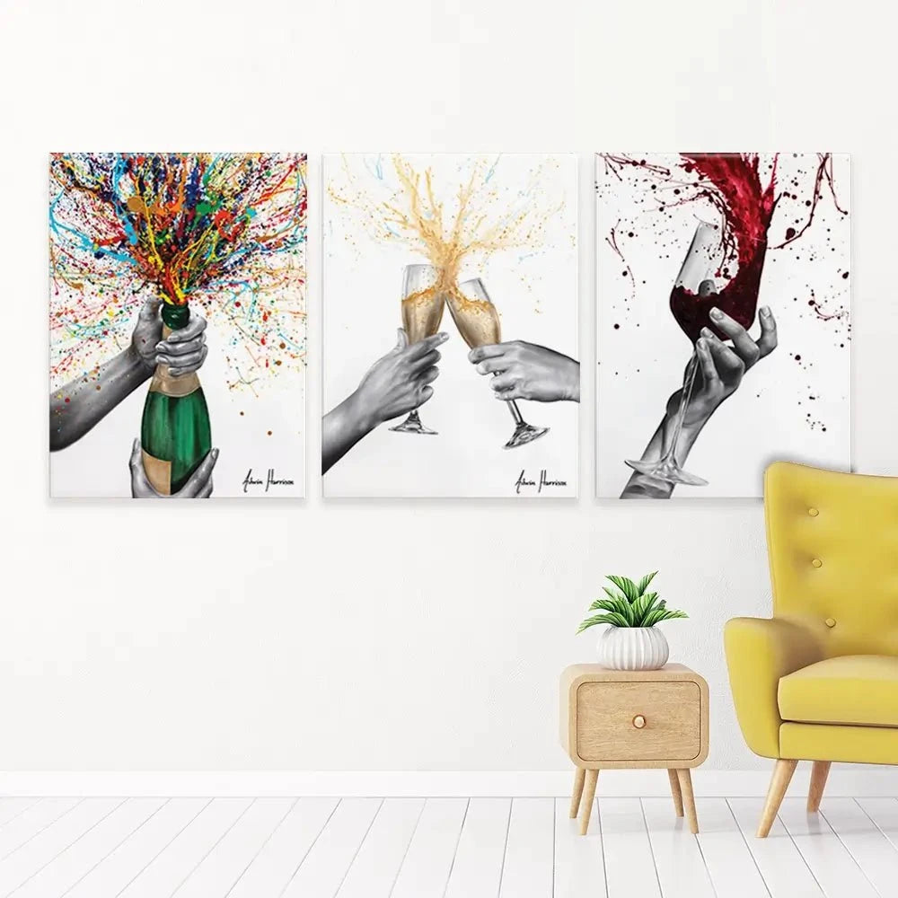 Celebrations Trio Canvas Print