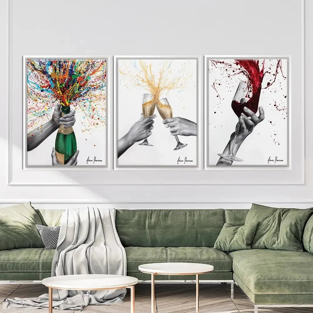 Celebrations Trio Canvas Print