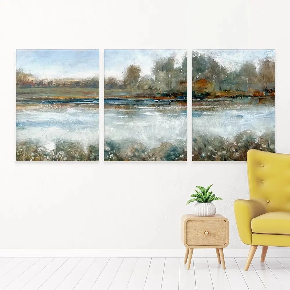 Stream Side Trio Canvas Print