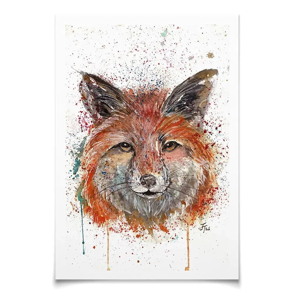 Foxy Art Print