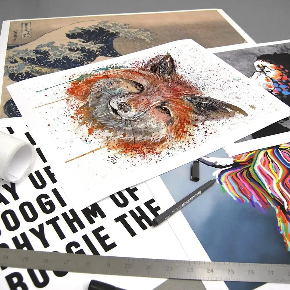 Foxy Art Print