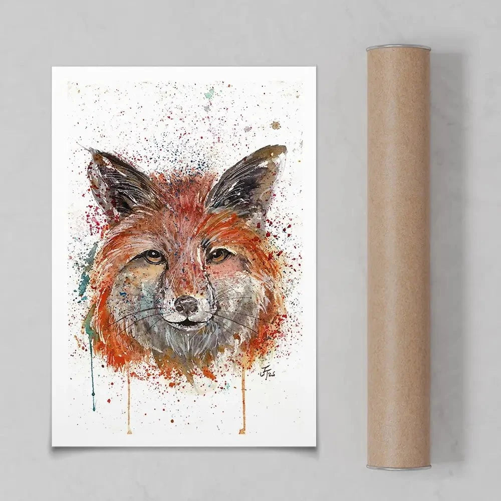 Foxy Art Print