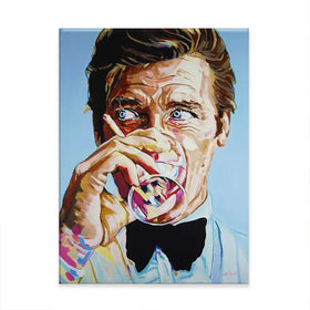 Roger Moore Canvas Print
