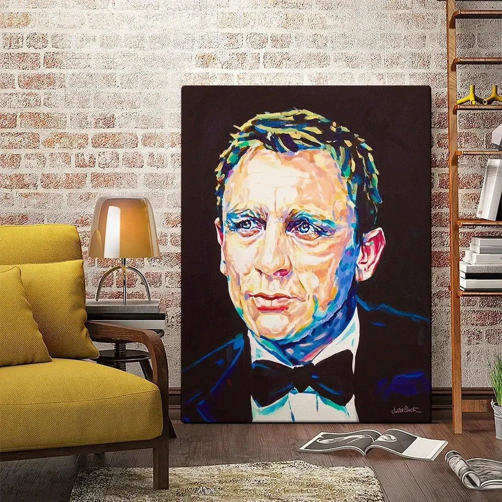 Daniel Craig Canvas Print