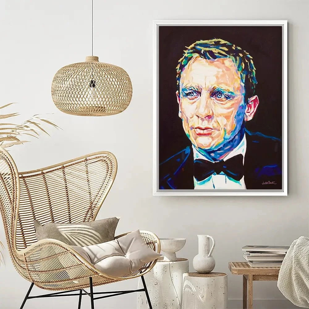 Daniel Craig Canvas Print