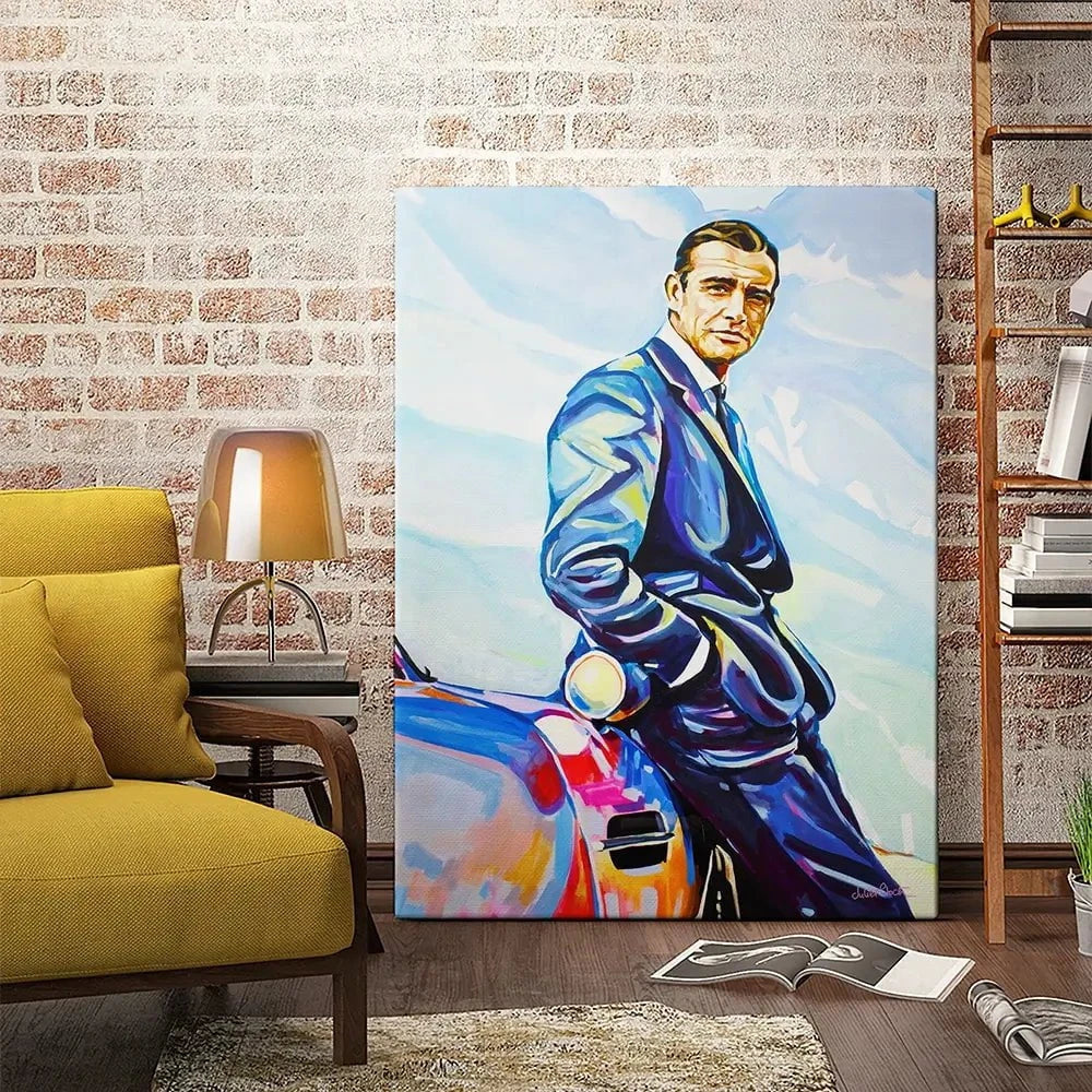 Sean Connery Canvas Print