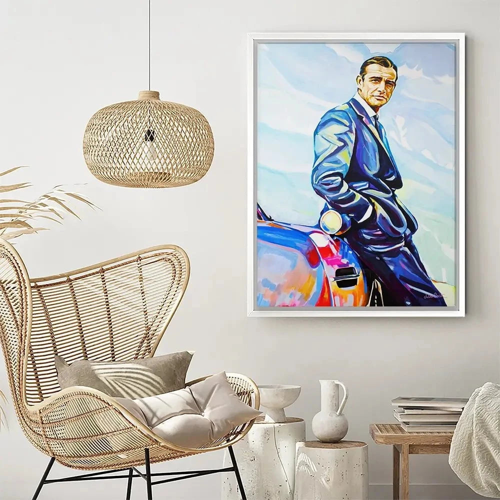 Sean Connery Canvas Print