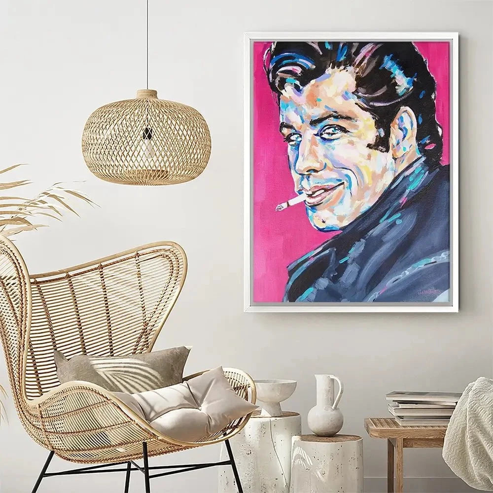 Danny Zuko Canvas Print
