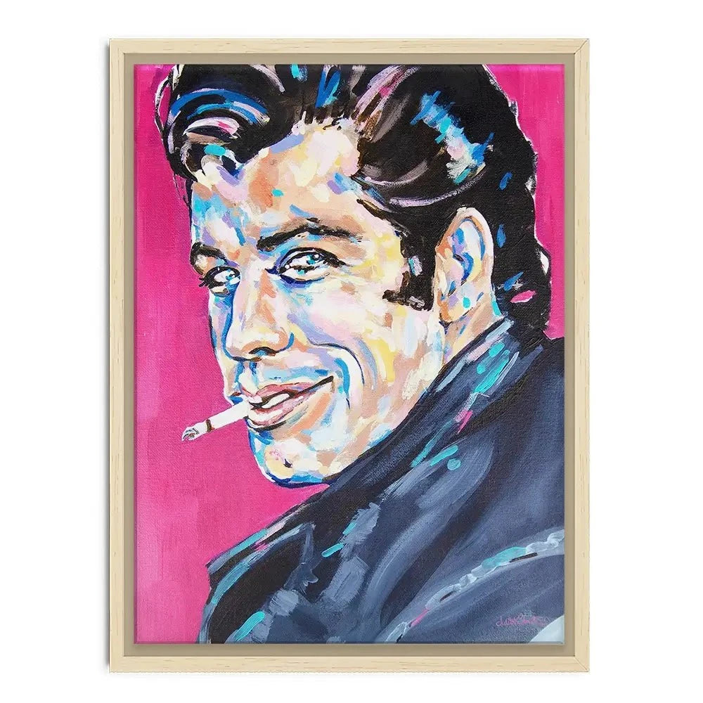 Danny Zuko Canvas Print
