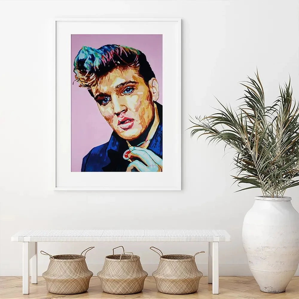 Elvis Framed Art Print