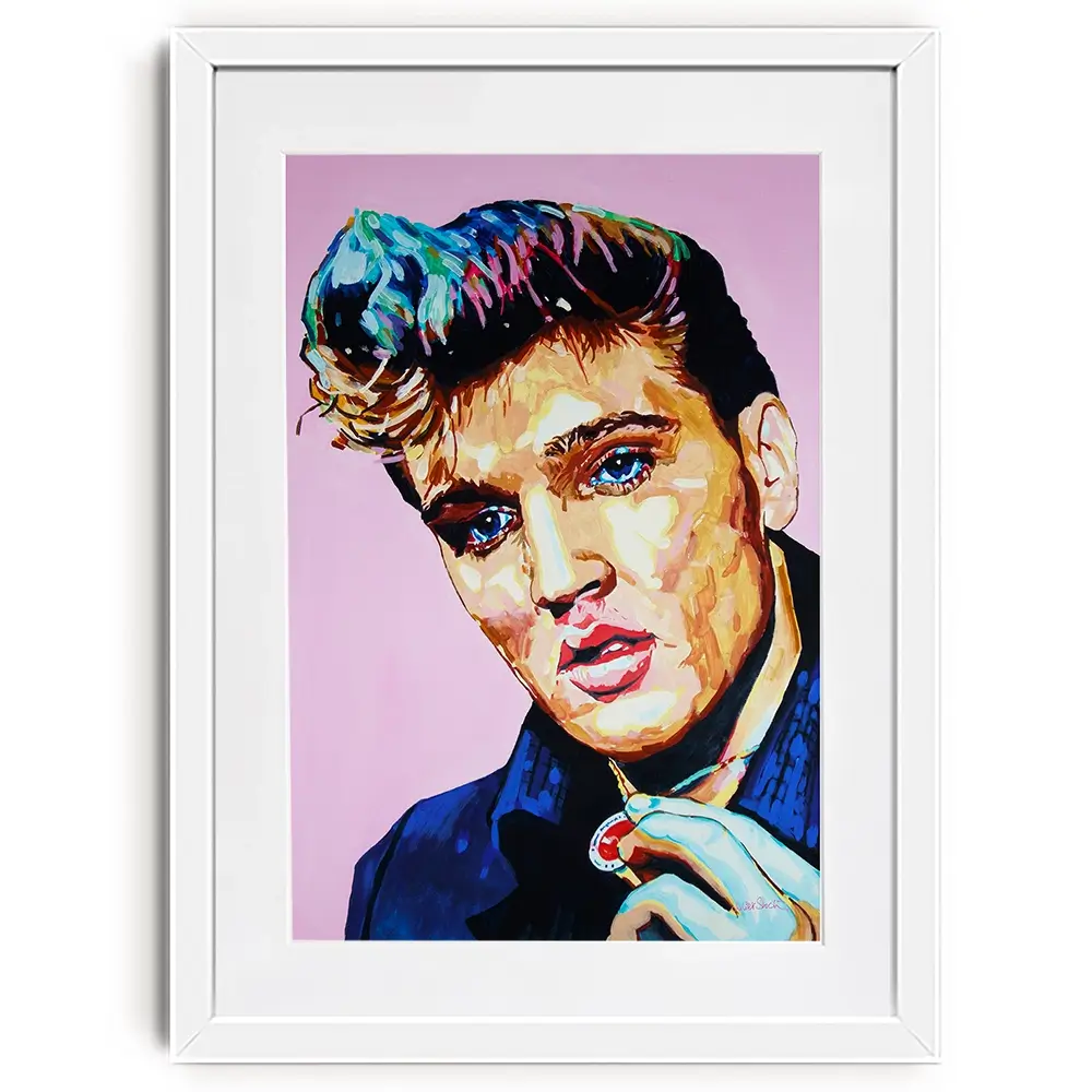 Elvis Framed Art Print