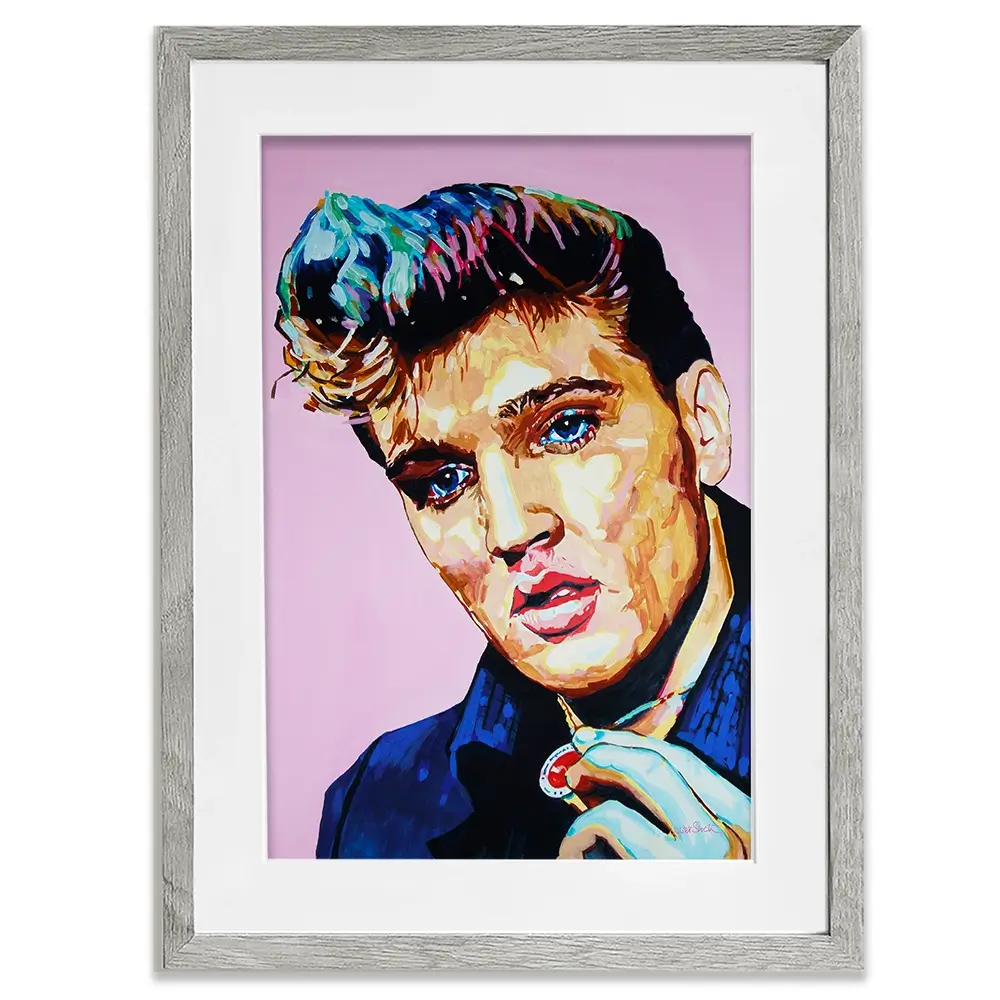 Elvis Framed Art Print