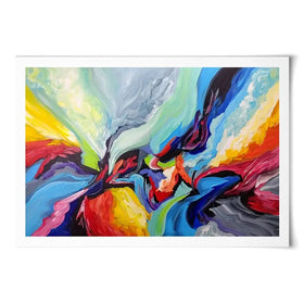 Colourful Symphony Art Print
