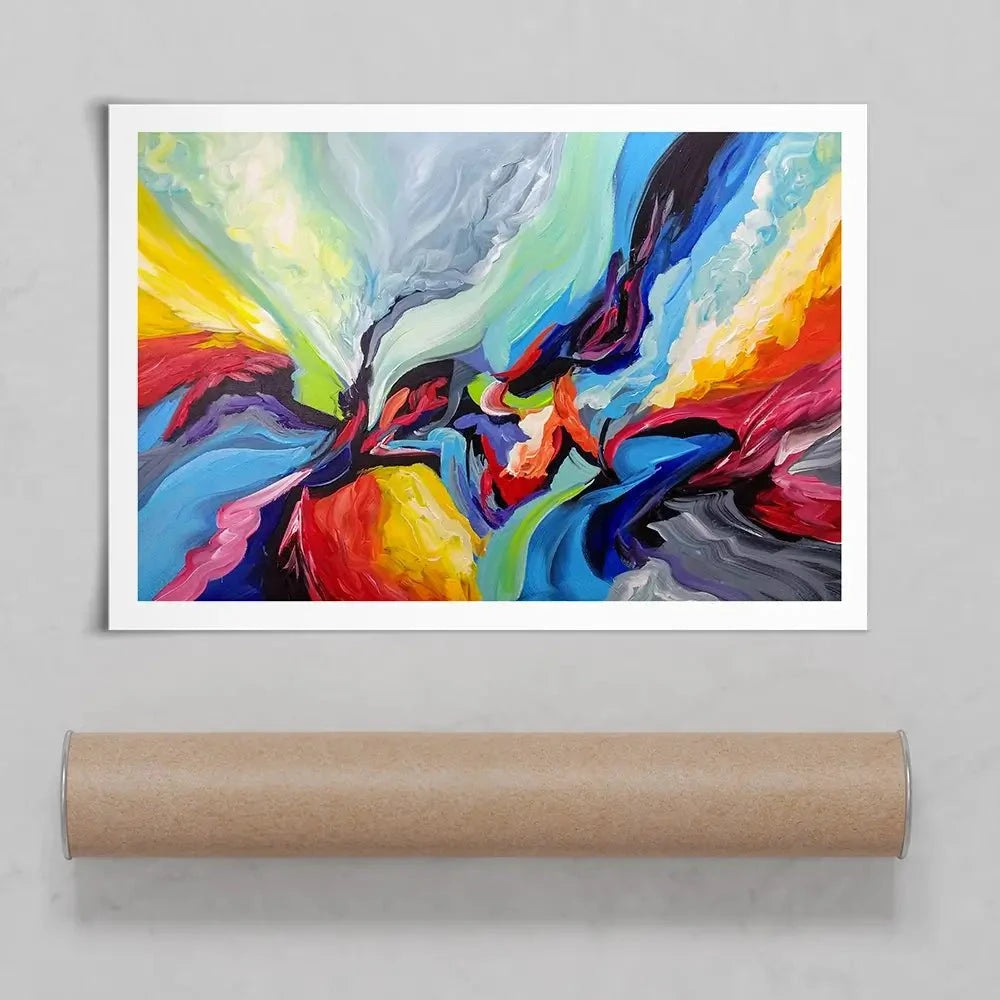 Colourful Symphony Art Print