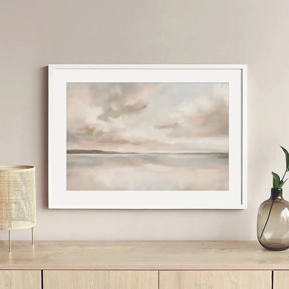 Soft Skies Framed Art Print