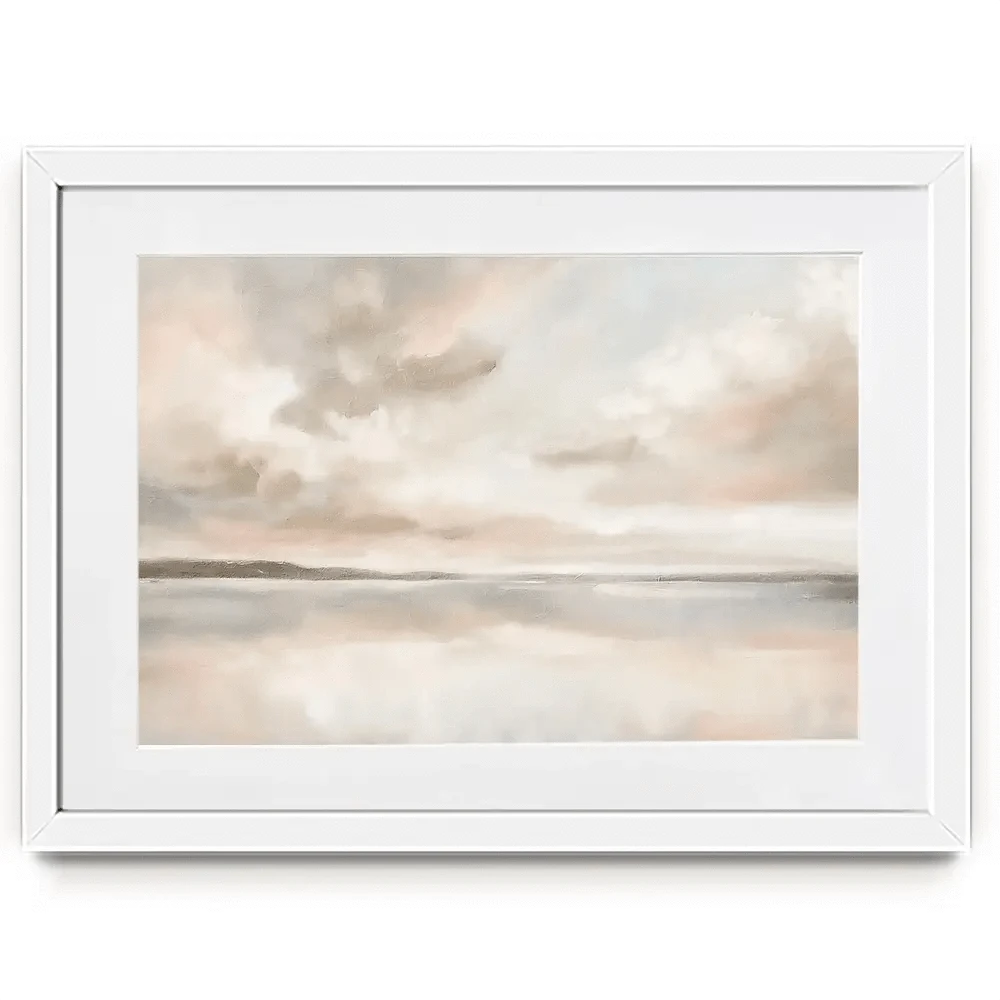 Soft Skies Framed Art Print