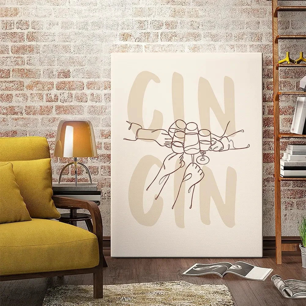 Cin Cin Canvas Print