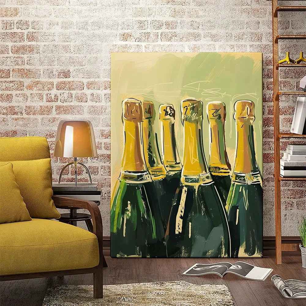 Champagne Please Canvas Print