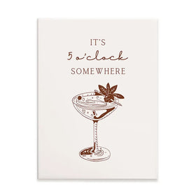 5 O'Clock Somewhere Canvas Print