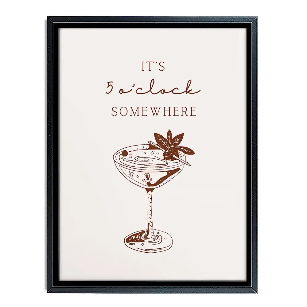 5 O'Clock Somewhere Canvas Print