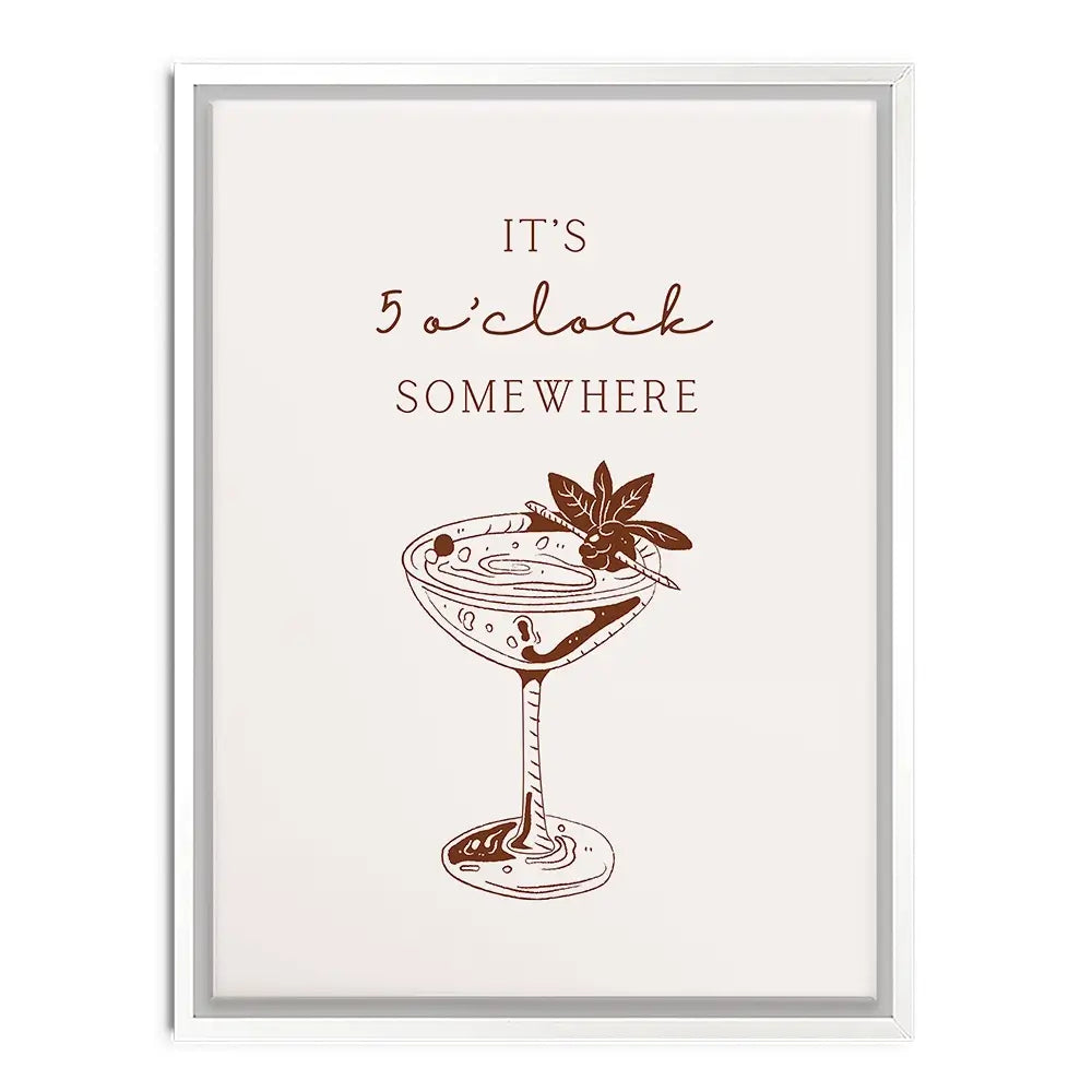 5 O'Clock Somewhere Canvas Print