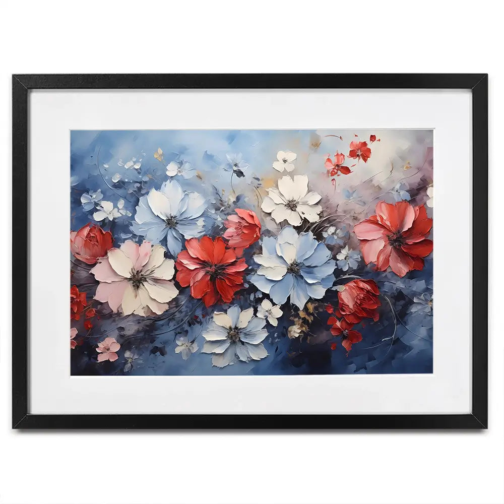 4th July Flowers Framed Art Print 4th July Flowers Framed Art Print wall art product Arlington Prints - Independent