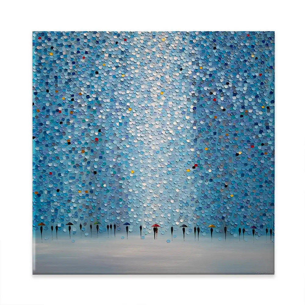 8 Umbrellas Canvas Print 8 Umbrellas Canvas Print wall art product Ekaterina Ermilkina