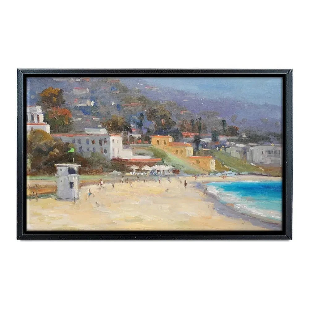 A Beach Day Canvas Print A Beach Day Canvas Print wall art product Allayn Stevens
